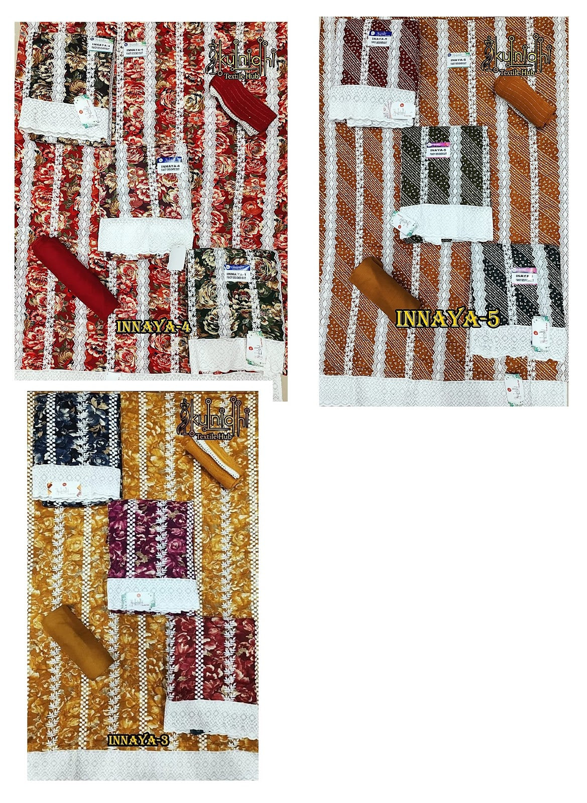 Innaya 3-4-5 Kulnidhi Viscose Rayon Salwar Suits