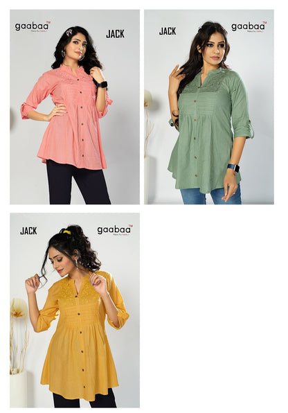 Jack Gaabaa Cotton Designer Long Top