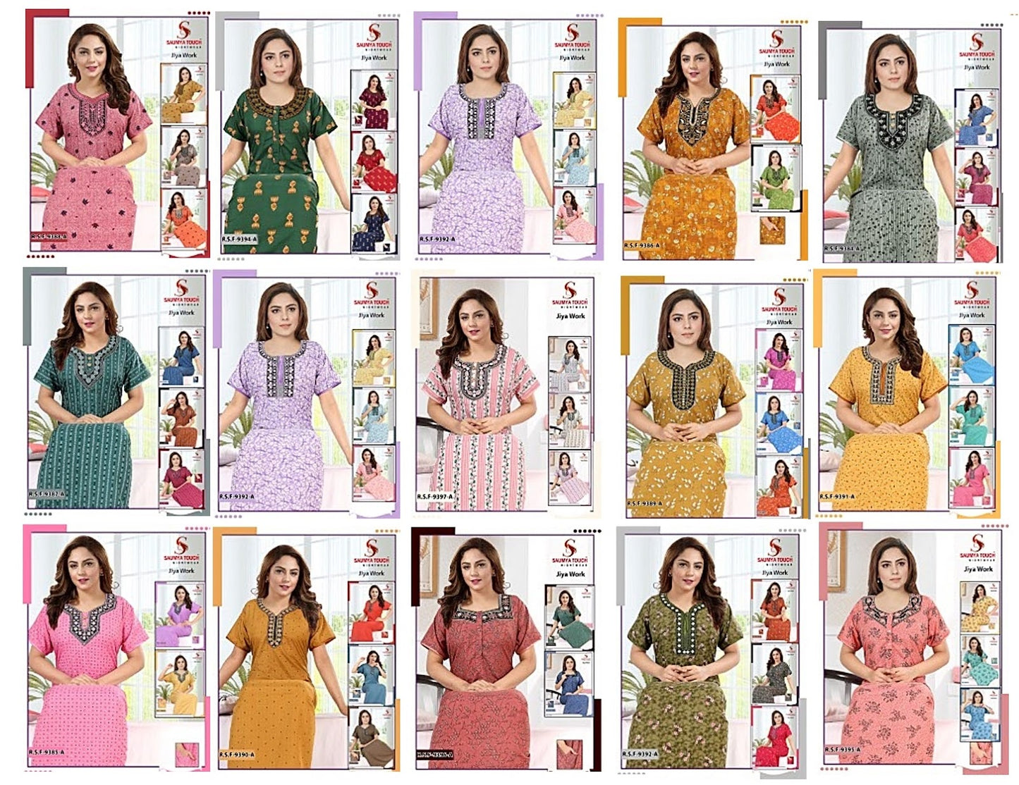 Jlya Work Saumya Touch Cotton Night Gowns