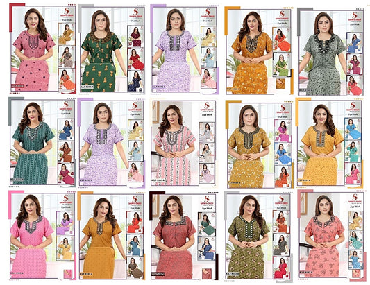 Jlya Work Saumya Touch Cotton Night Gowns