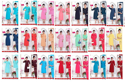 Jolly Zoya Rayon Knee Length Kurtis