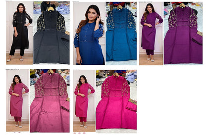 Kachuko Qubo Rayon-Cotton Co Ord Set