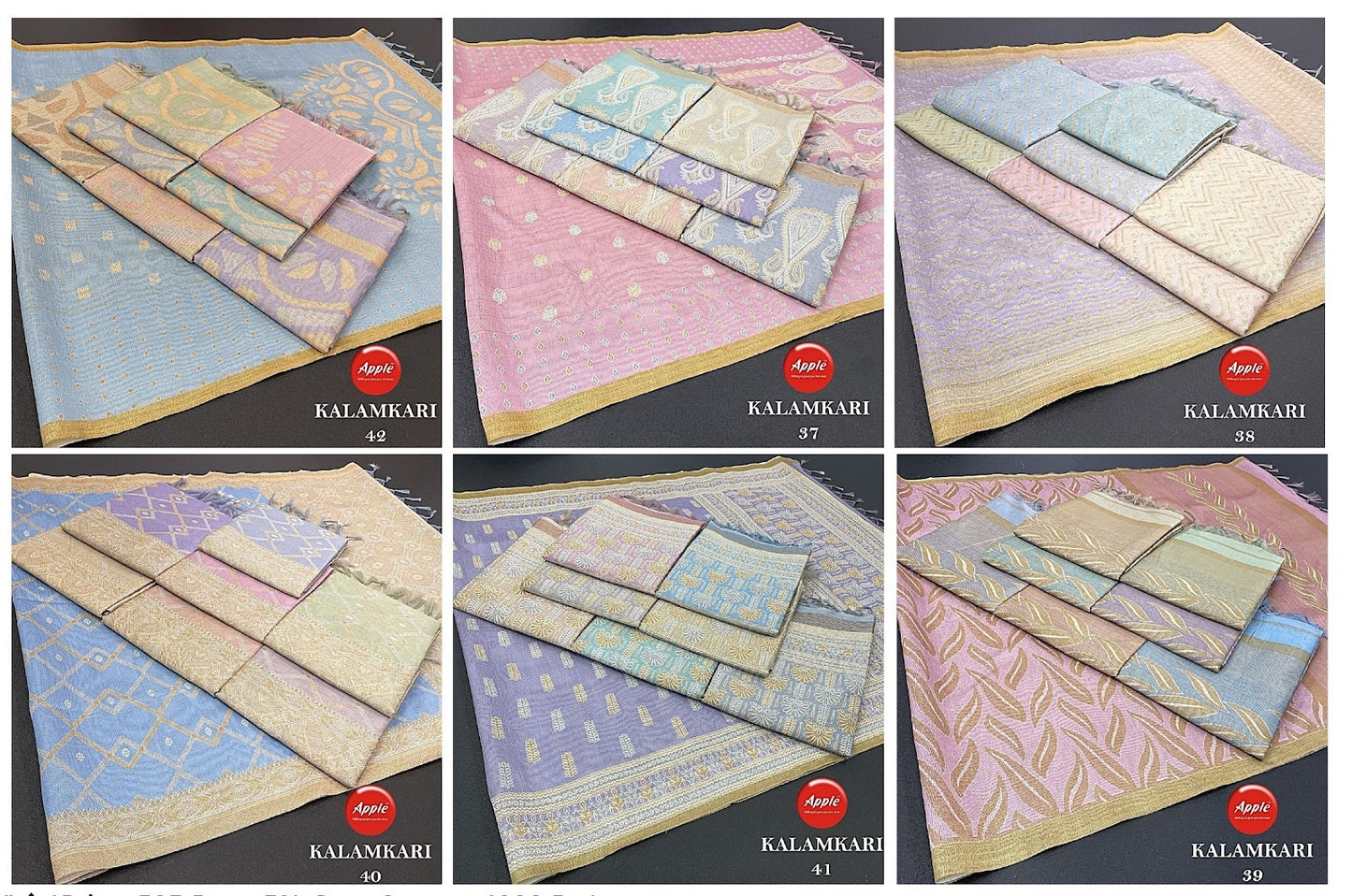 Kalamkari 37 To 42 Apple Sarees