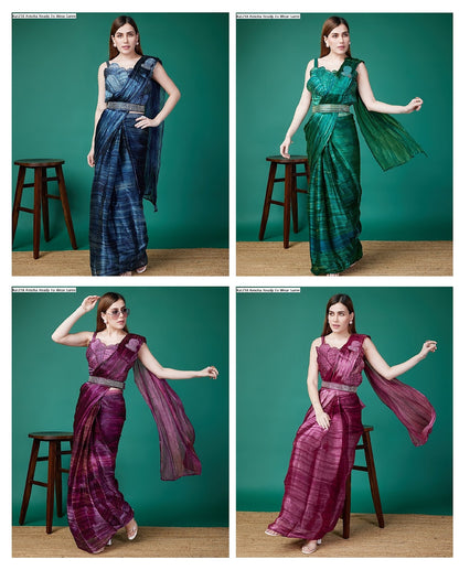 Kat218 Amoha Organza Ready To Wear Saree