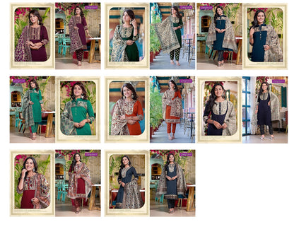 Khushi Rangmaya Imported Readymade Pant Style Suits