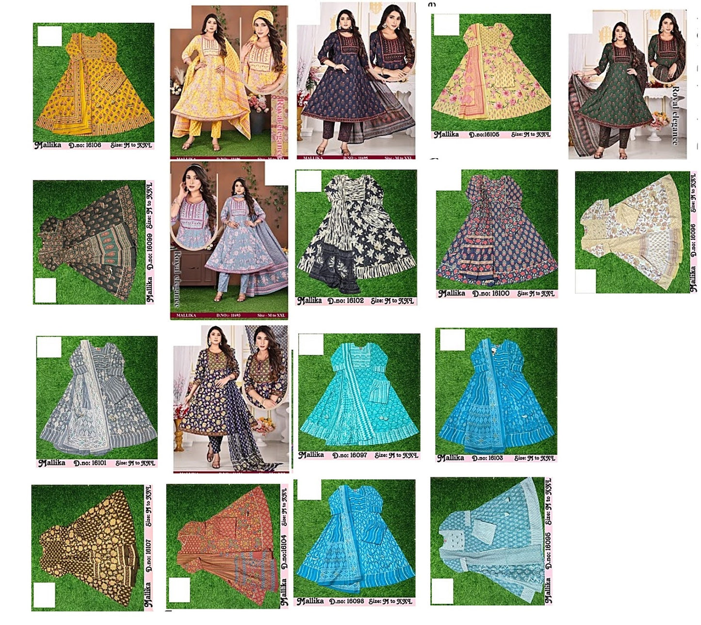 Mallika Zoya Cotton Readymade Pant Style Suits