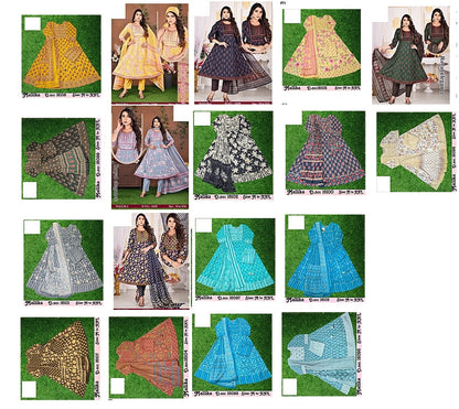 Mallika Zoya Cotton Readymade Pant Style Suits