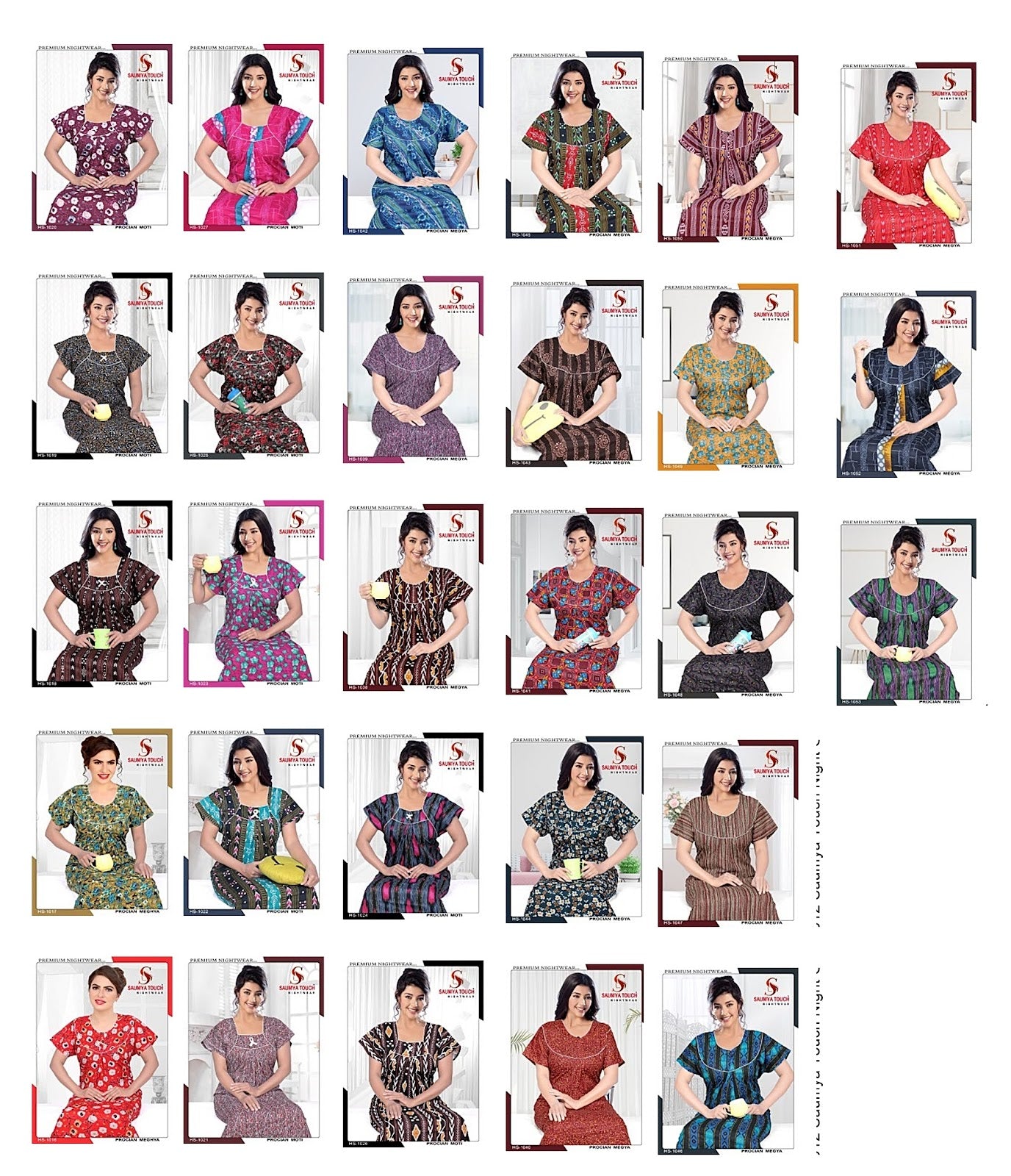 Meghya-2912 Saumya Touch Night Gowns