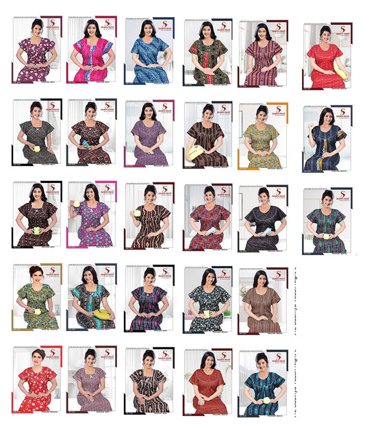 Meghya-2912 Saumya Touch Night Gowns