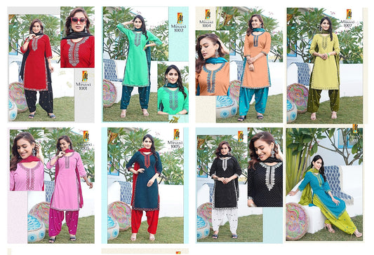 Minaxi Master Rayon Readymade Salwar Suits