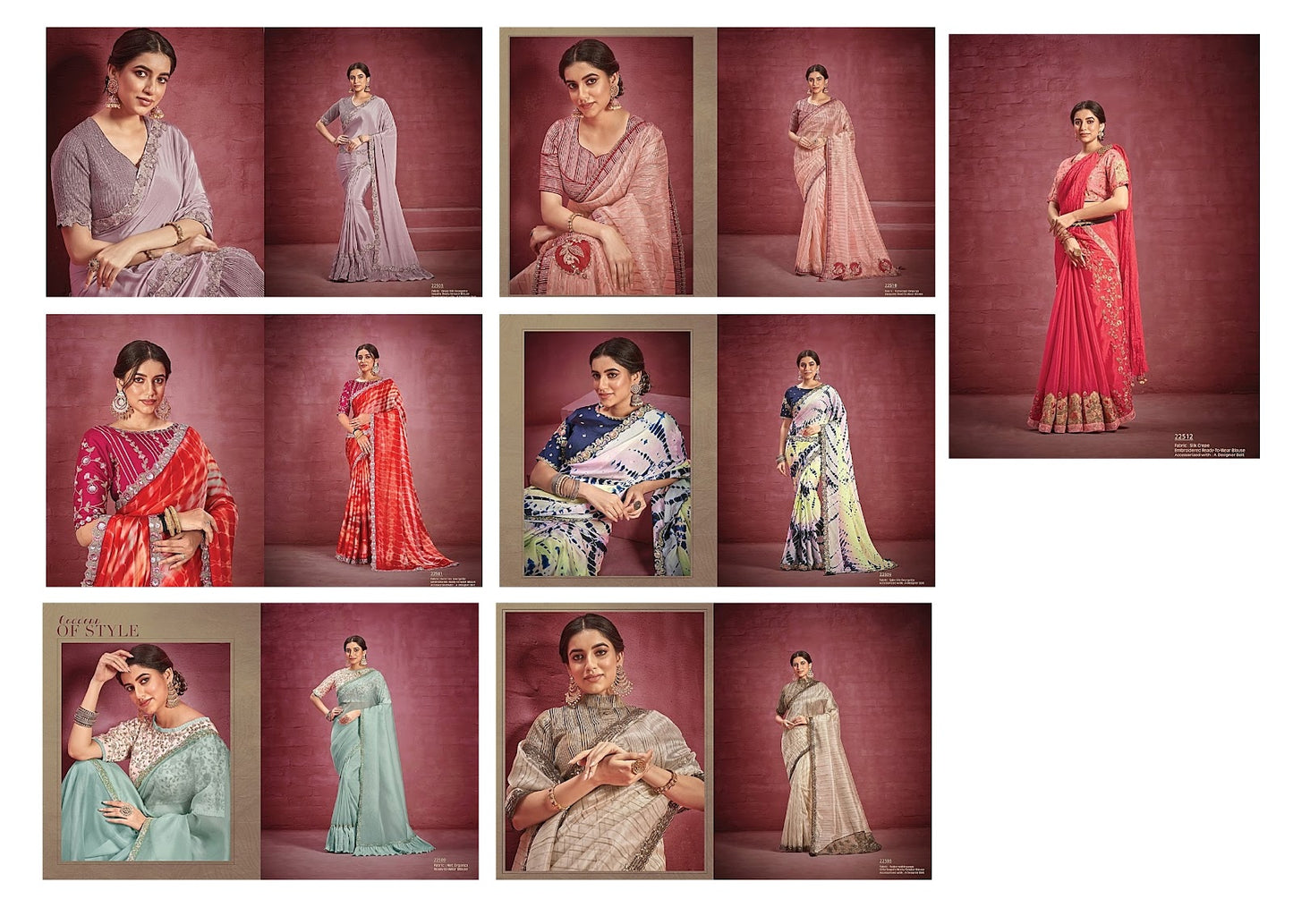 Mohmanthan 22500 Nurvi Mahotsav Raw Silk Sarees