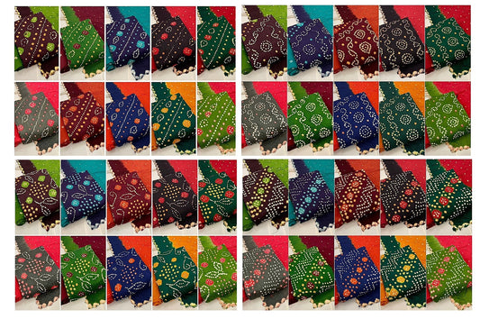 Multi Color-2001 Balajit Cotton Sartin Salwar Suits