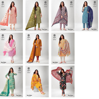Naya Andaaz Vol 4 Deeptex Prints Cotton Readymade Pant Style Suits