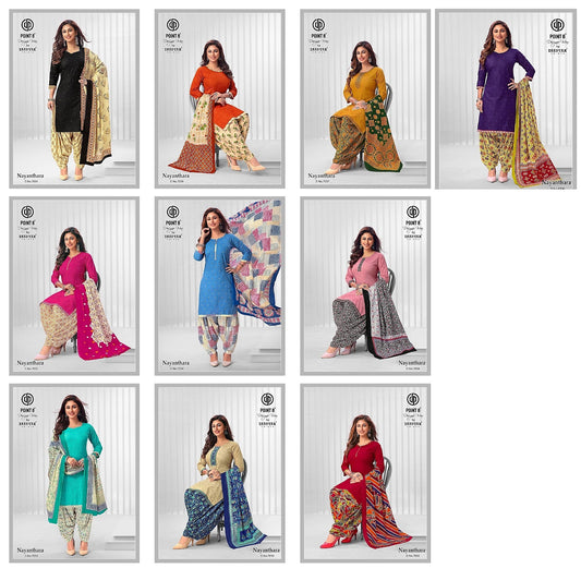 Nayanthara Vol 7 Deeptex Prints Readymade Cotton Patiyala Suits