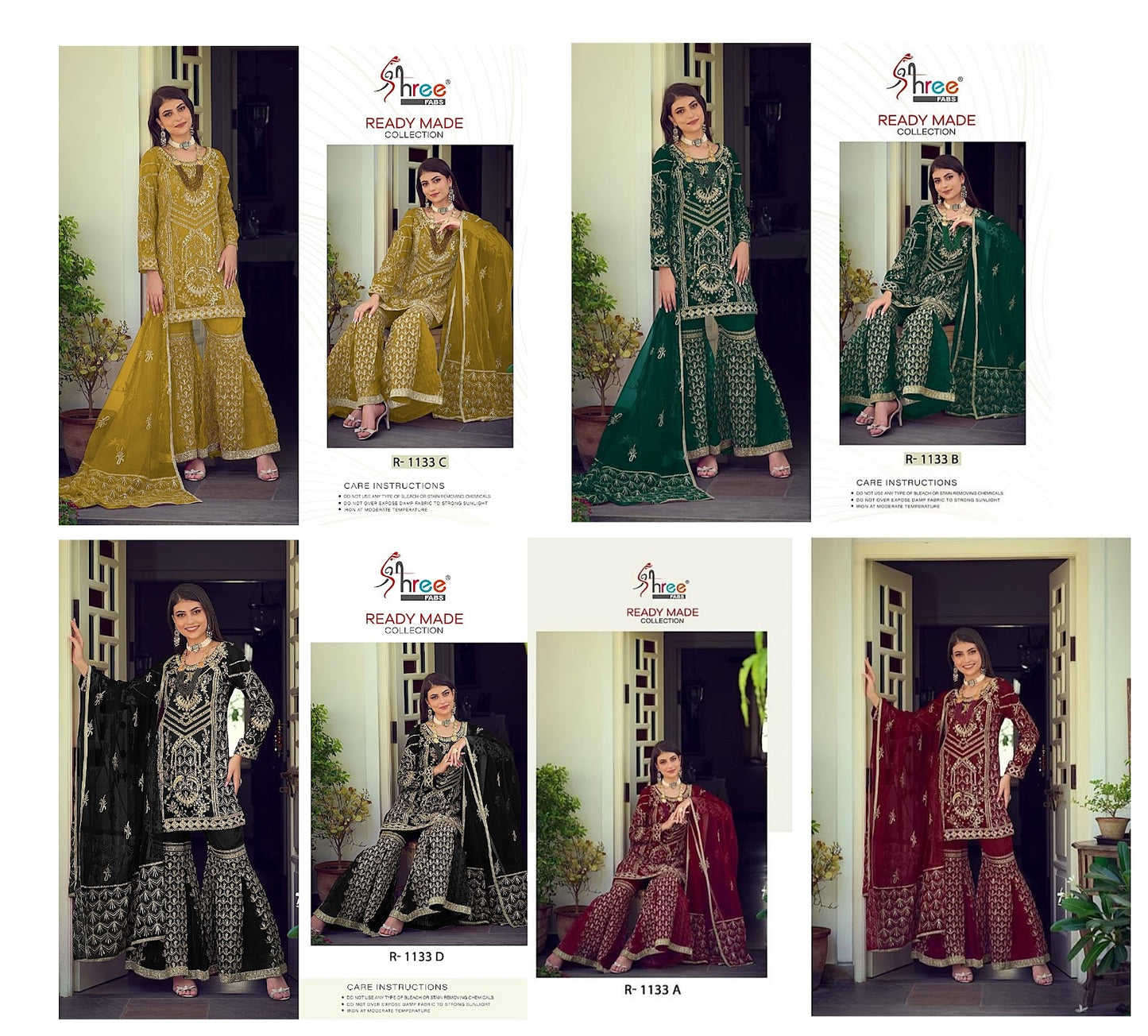 New-1133 Shree Fabs Organza Pakistani Readymade Suits