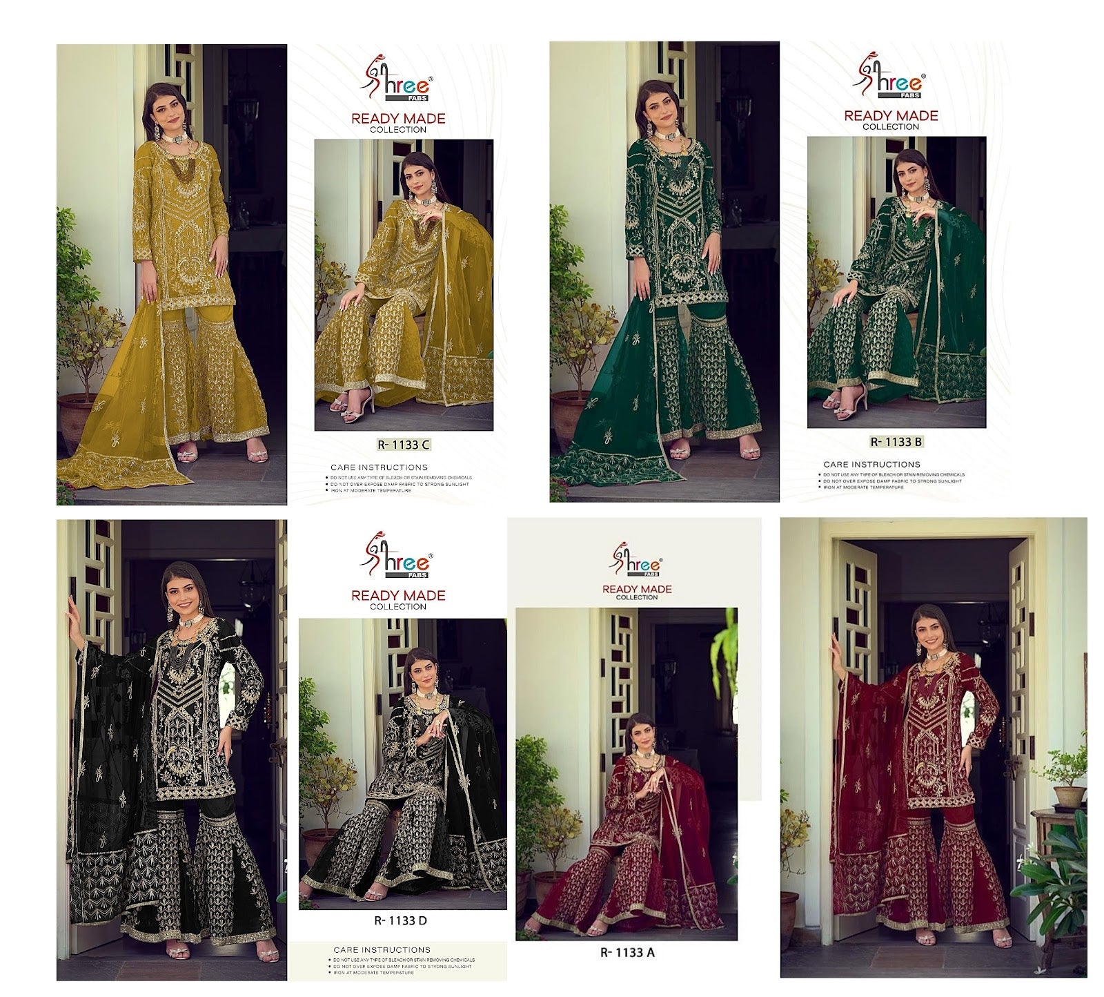 New-1133 Shree Fabs Organza Pakistani Readymade Suits