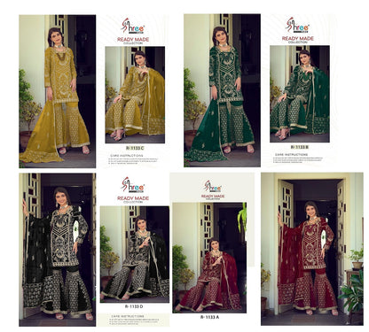 New-1133 Shree Fabs Organza Pakistani Readymade Suits