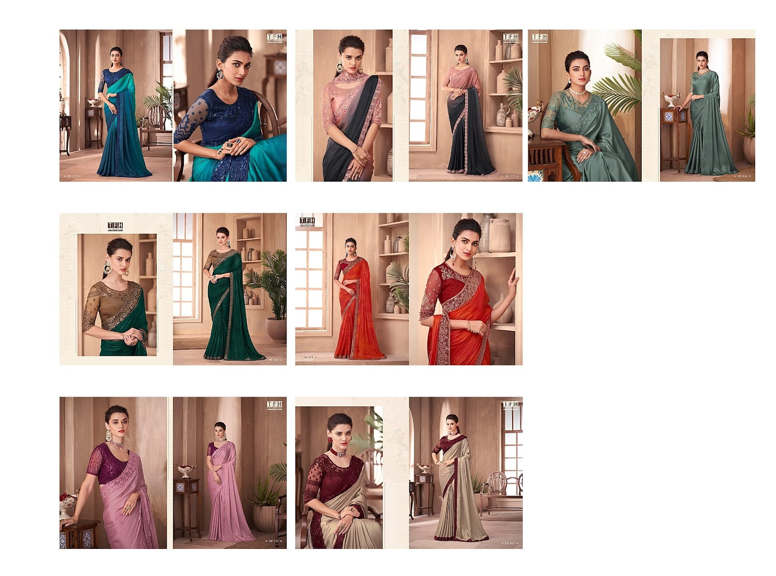 New Sandalwood Tfh Sarees