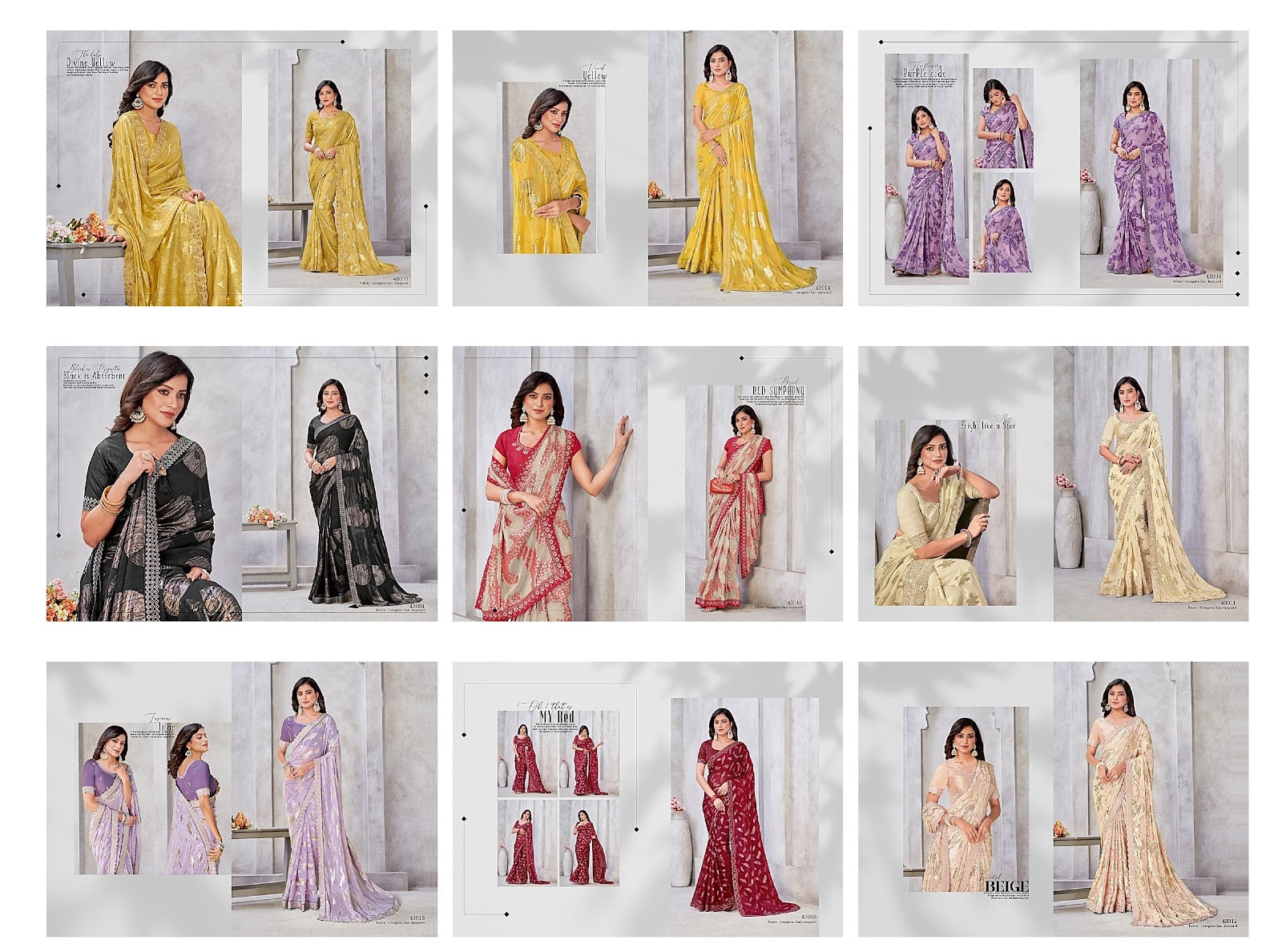 Norita 43000 Series Zaina Mahotsav Georgette Sarees