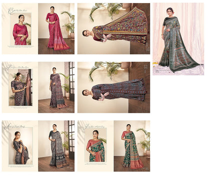 Norita 43500 Series-Nirvi Mahotsav Gaji Silk Sarees
