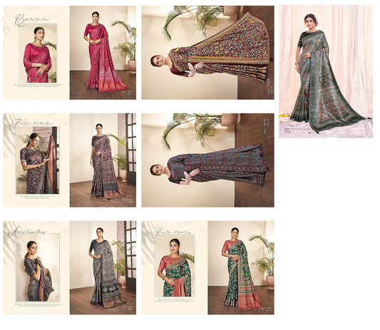 Norita 43500 Series-Nirvi Mahotsav Gaji Silk Sarees