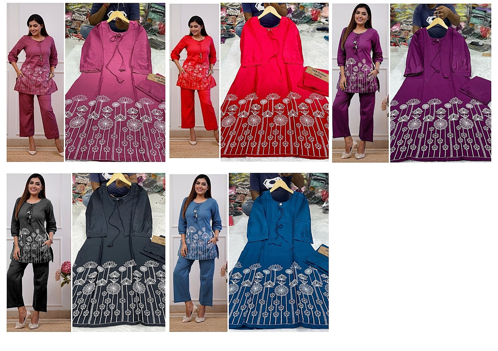 Ola Qubo Rayon-Cotton Co Ord Set