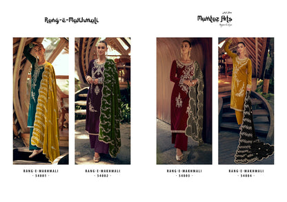 Rang E Makhmali Mumtaz Arts Fancy Velvet Suits