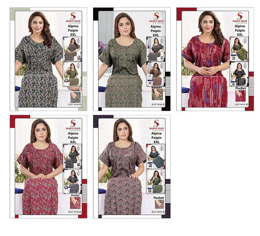 Paipin-281223 Saumya Touch Night Gowns