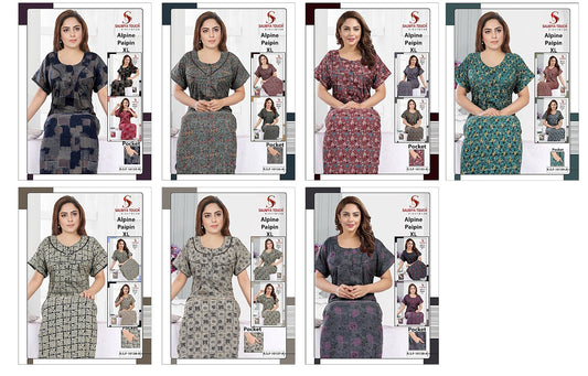 Paipin-2812 Saumya Touch Night Gowns