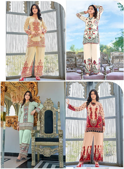 Pakistani Style V.Raaji Co Ord Set