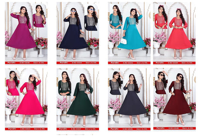 Paridhi Zoya Two Tone Anarkali Kurtis