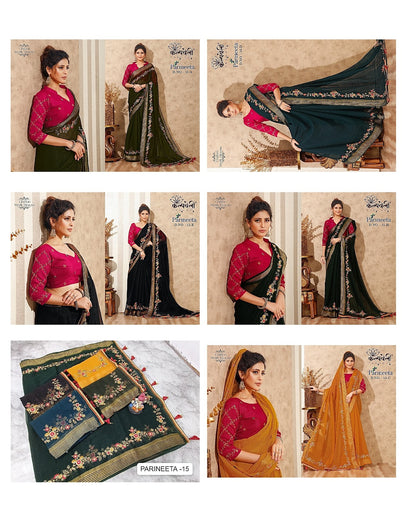 Parineeta-15 Kalpveli Chiffon Sarees
