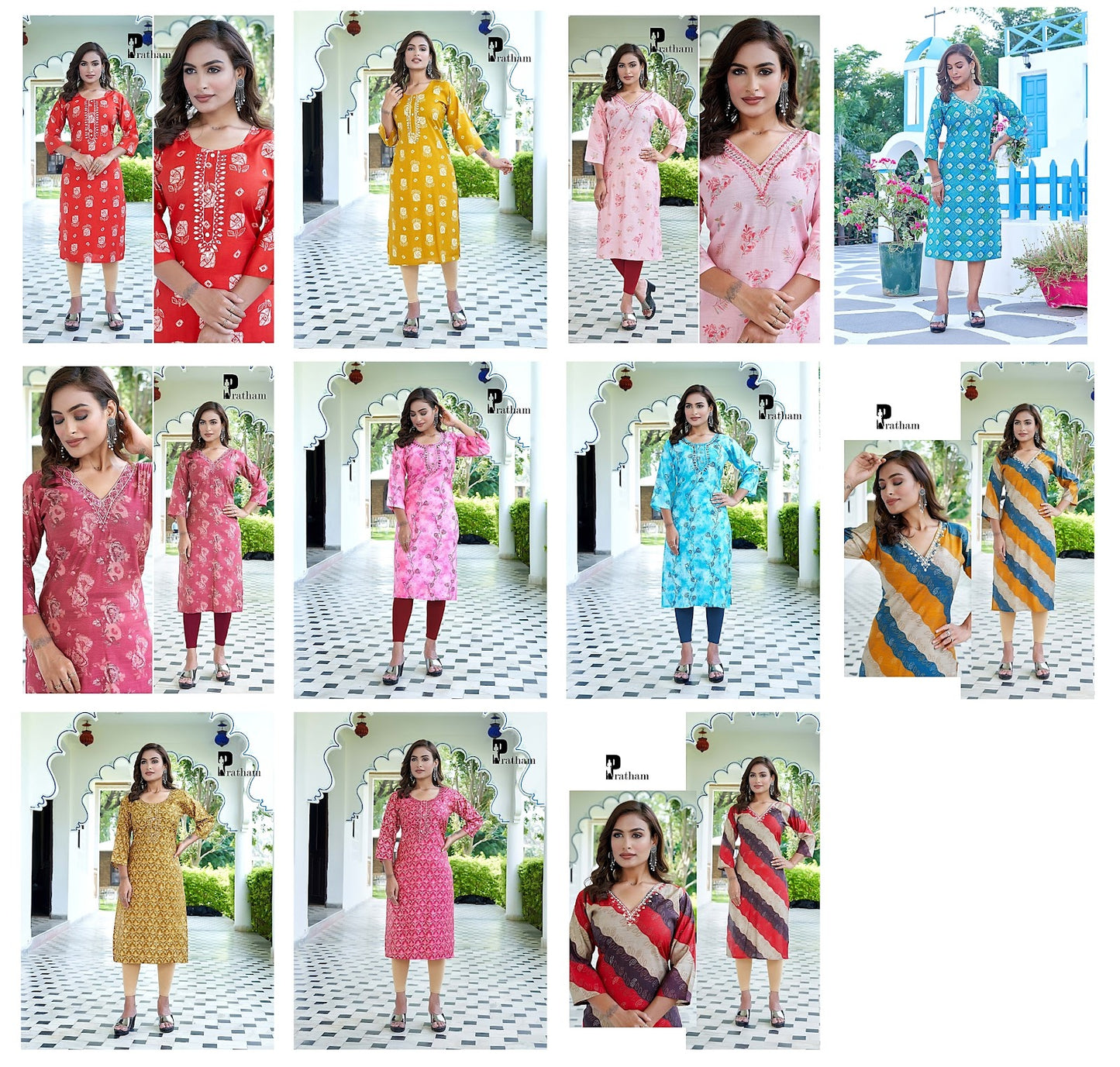 Pratham Premnath Modal Straight Cut Kurtis