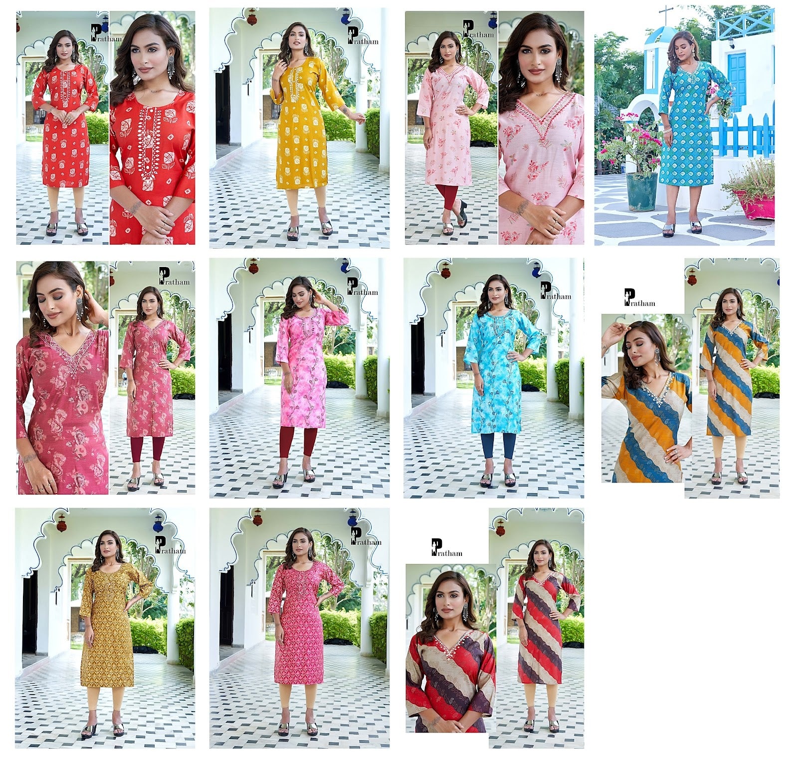 Pratham Premnath Modal Straight Cut Kurtis