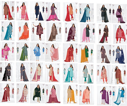 Priyanka Vol 21 Pranjul Cotton Dress Material