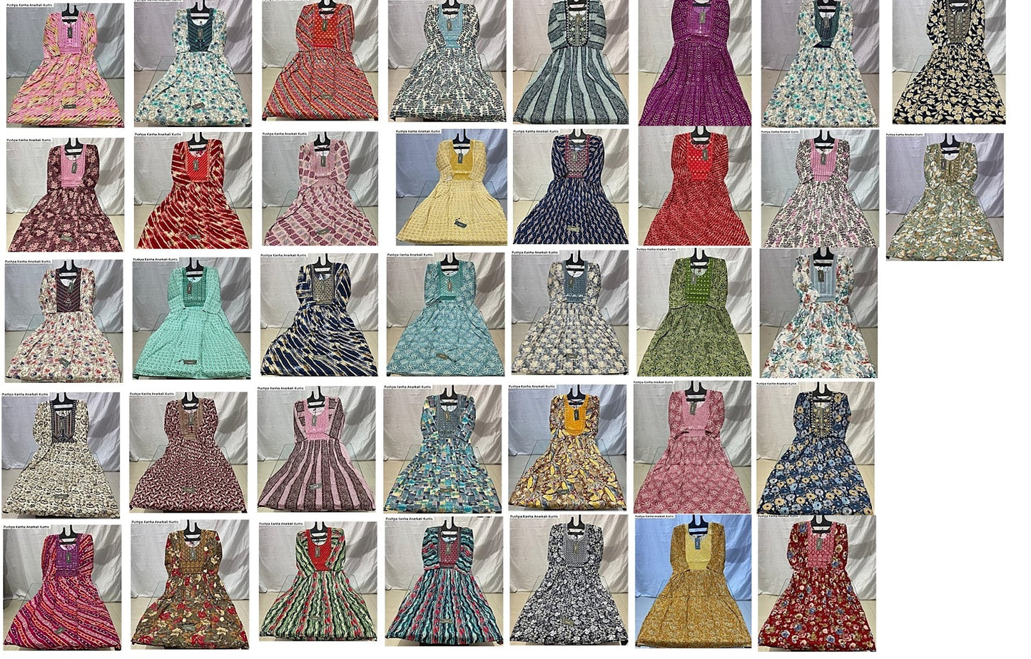 Pushpa Kanha Reyon Anarkali Kurtis