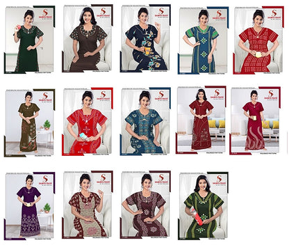 Rajwadi-2012 Saumya Touch Night Gowns