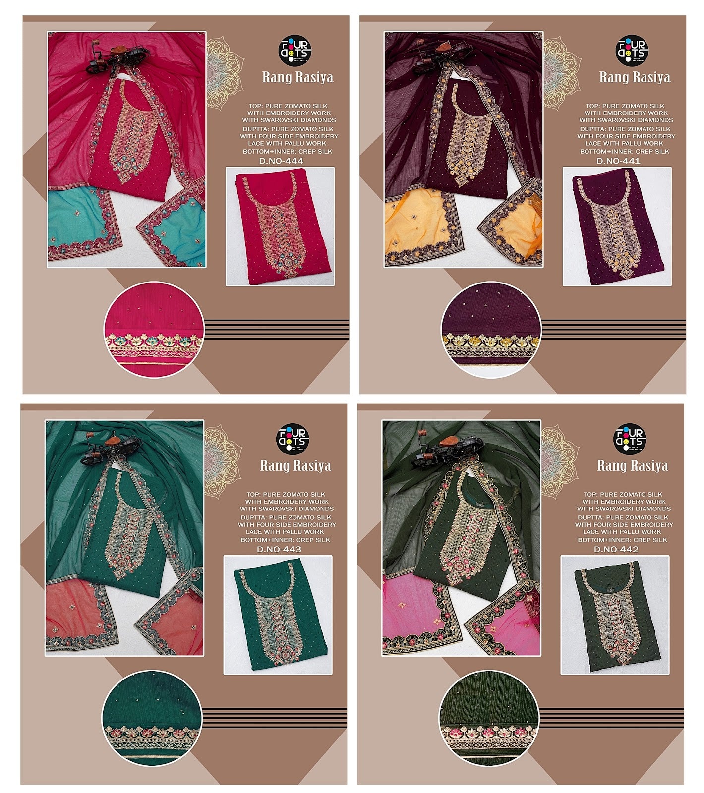 Rang Rasiya Four Dots Zomato Salwar Suits