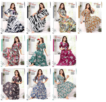 Rayon-1002 Ruchee Fashion Night Gowns