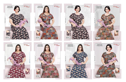 Rayon-2612 Ruchee Fashion Feeding Night Gown