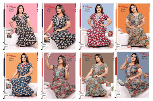 Rayon-2612 Ruchee Fashion Night Gowns