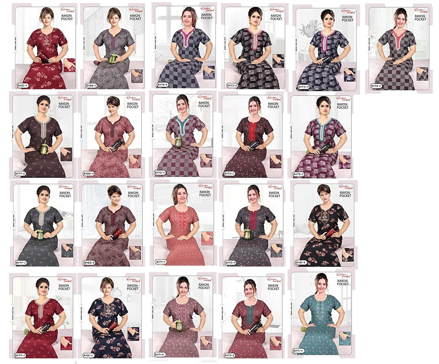 Rayon 061223 Ruchee Fashion Night Gowns