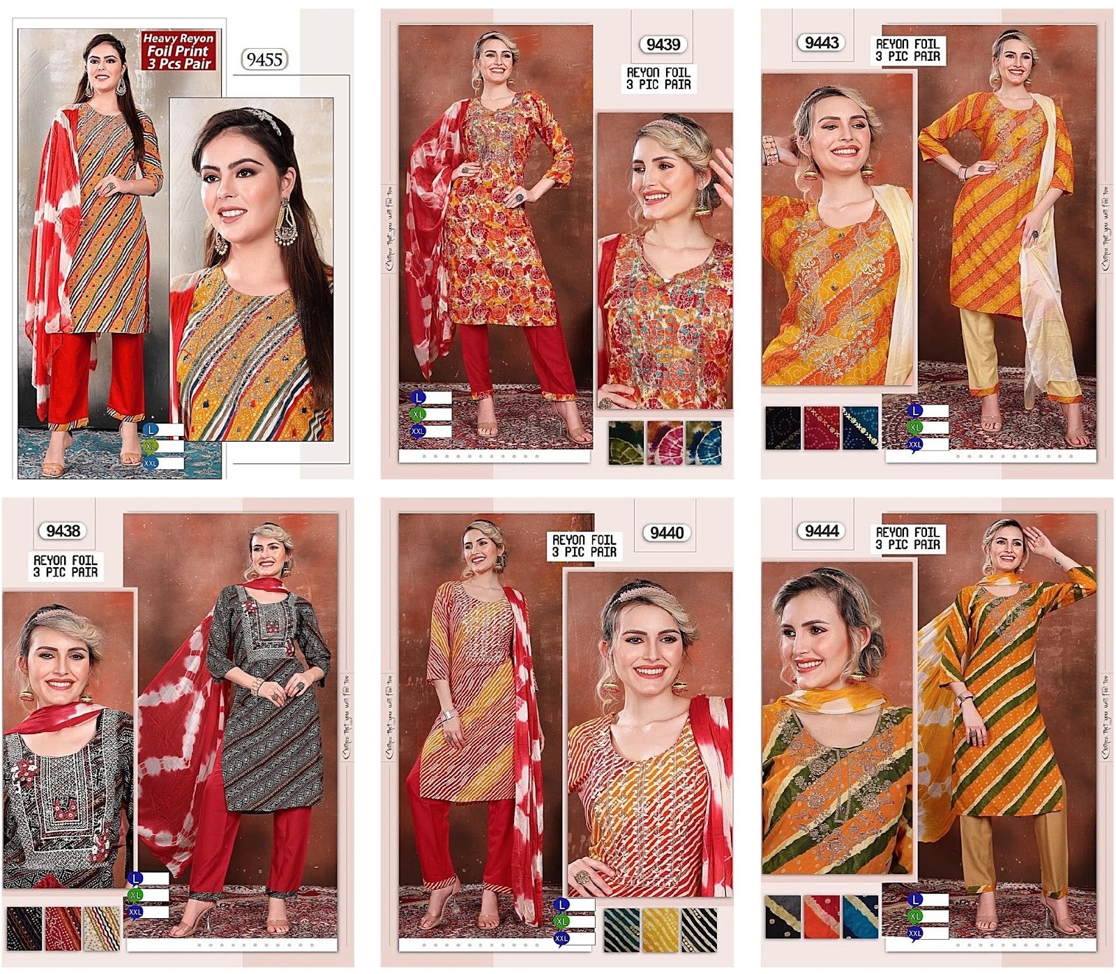 Rayon Foil Mmc Readymade Pant Style Suits