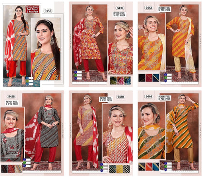 Rayon Foil Mmc Readymade Pant Style Suits