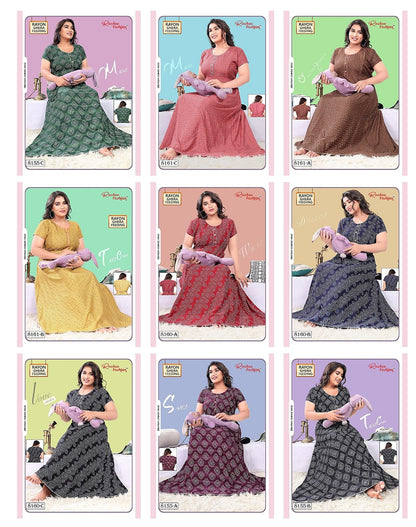 Rayon Ghera 2711 Ruchee Fashion Feeding Night Gown