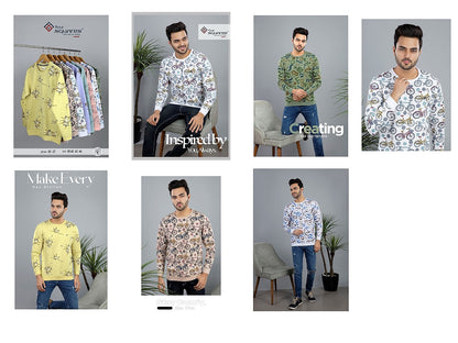 Rf-37 4 Four Squares Looper Mens Tshirts