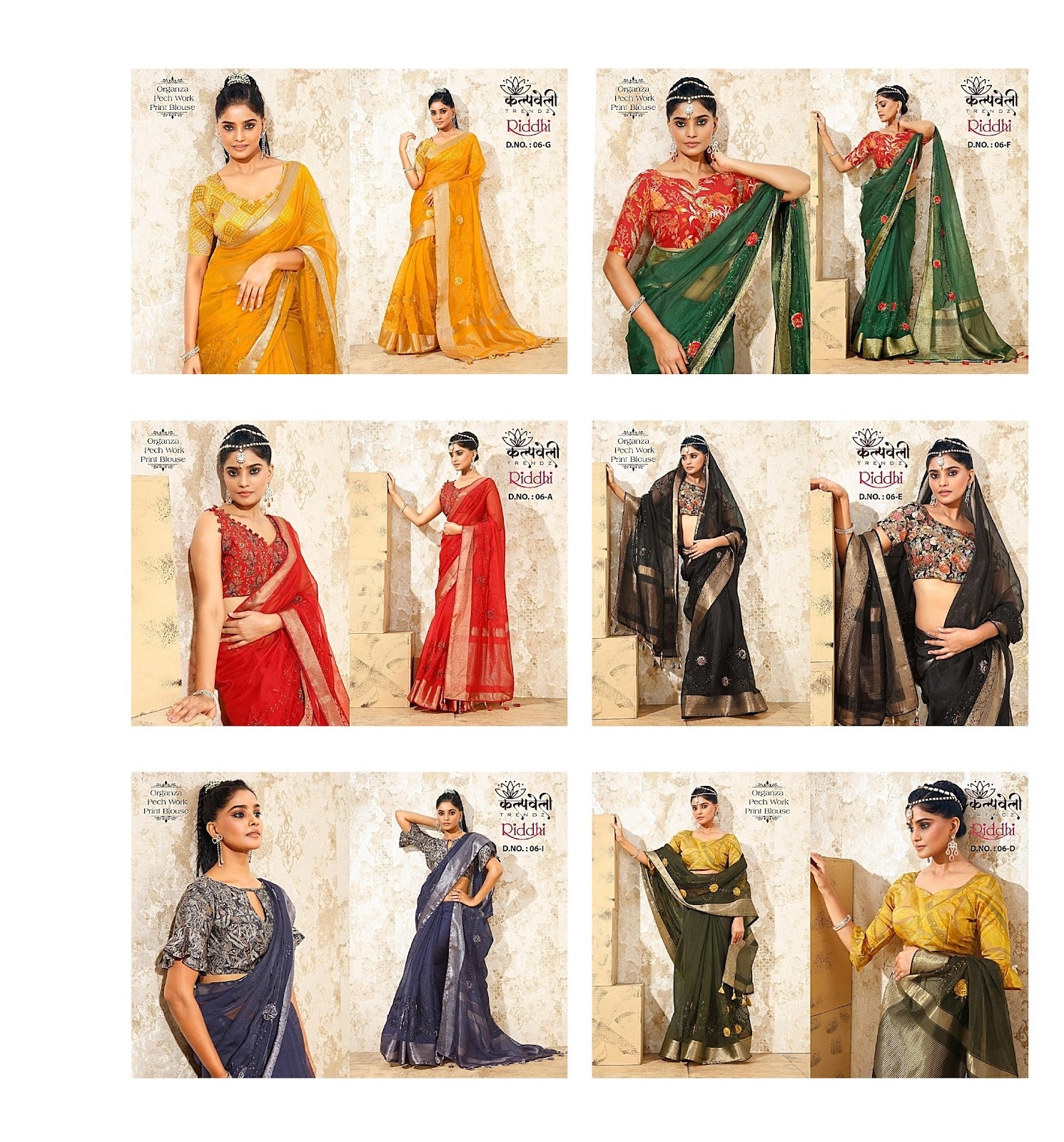 Riddhi-6 Kalpveli Organza Sarees