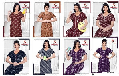 Rimay-1001 Saumya Touch Night Gowns