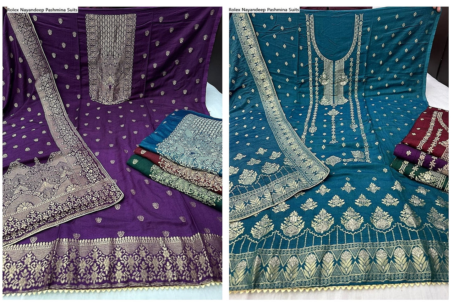 Rolex Nayandeep Pashmina Suits