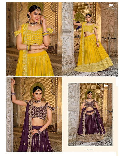 Saheli Vol 26 Senhora Georgette Lehenga Choli